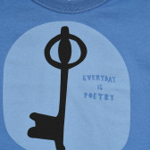 Памучна тениска с щампа за бебе, синя Pinokio 295980 2