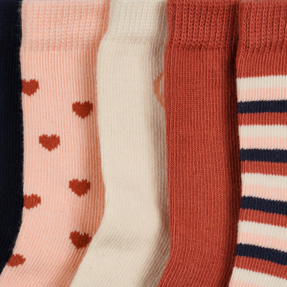 Комплект от пет броя разноцветни чорапи Name it 296278 2