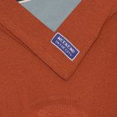Блуза от органичен памук с дълъг ръкав и графичен принт, червена Name it 296398 3