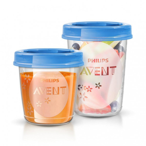 Комплект контейнери за съхранение на бебешка храна VIA Philips AVENT 298347 4
