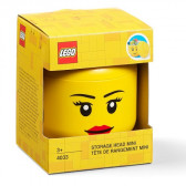 Кутия за съхранение, Mini head - Girl Lego 298586 