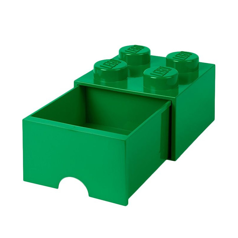 Кутия-чекмедже за съхранение, Brick, зелена  298590
