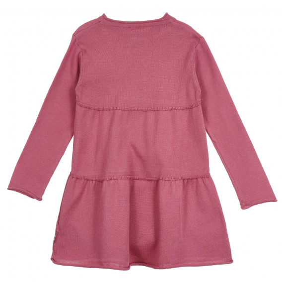 Памучна плетена туника за бебе, розова Chicco 299135 4