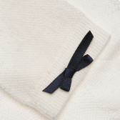 Памучни дълги чорапи с панделка, бели Chicco 299249 4