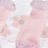 Памучен комплект от два броя чорапи с блестящи акценти Chicco 299675 4