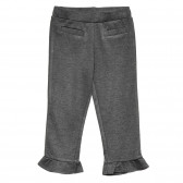 Памучен панталон с къдрички за бебе, сив Chicco 299947 5