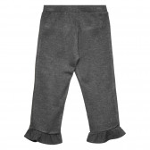Памучен панталон с къдрички за бебе, сив Chicco 299950 8