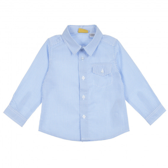 Памучна карирана риза за бебе Chicco 300195 