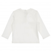 Памучна блуза HAPPY GIRLS за бебе, бяла Chicco 300217 4