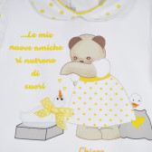 Памучна туника с фигурален принт за бебе, многоцветна Chicco 300476 2