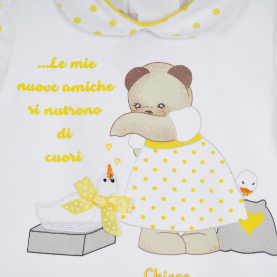 Памучна туника с фигурален принт за бебе, многоцветна Chicco 300477 6
