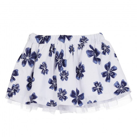 Памучна пола с флорални мотиви за бебе, бяла Chicco 300652 8