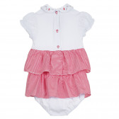 Памучно боди тип рокля с къс ръкав за бебе Chicco 300663 8