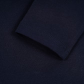Памучна синя блуза тип поло за бебе, синя Chicco 300714 7