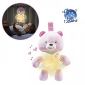 Нощна лампа Goodnight Bear, розов Chicco 301429 2