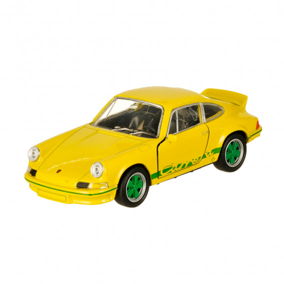 Количка Porsche Carrera RS (1973), жълта Goki 301470 
