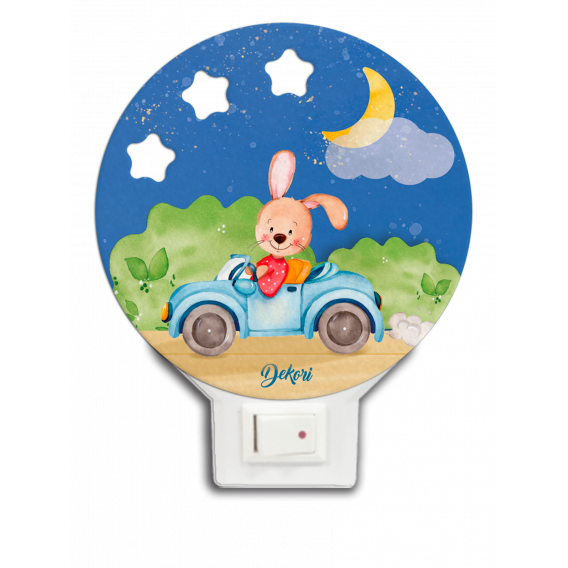 LED лампа за детска стая - Заек Dekori 302276 