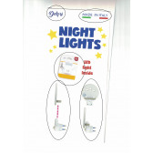 LED лампа за детска стая - Заек Dekori 302279 4