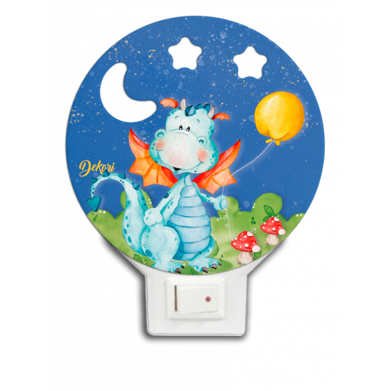 LED лампа за детска стая - Дракон Dekori 302280 