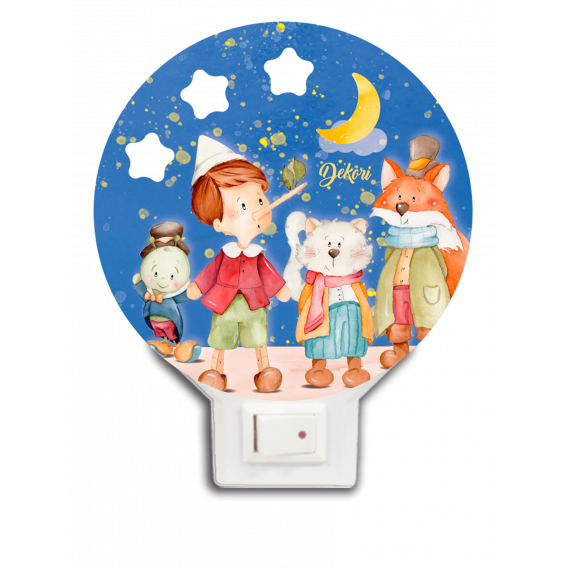 LED лампа за детска стая - Пинокио Dekori 302292 