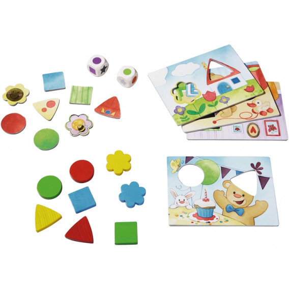 Детска игра - Формите и цветовете на Теди Haba 302322 2