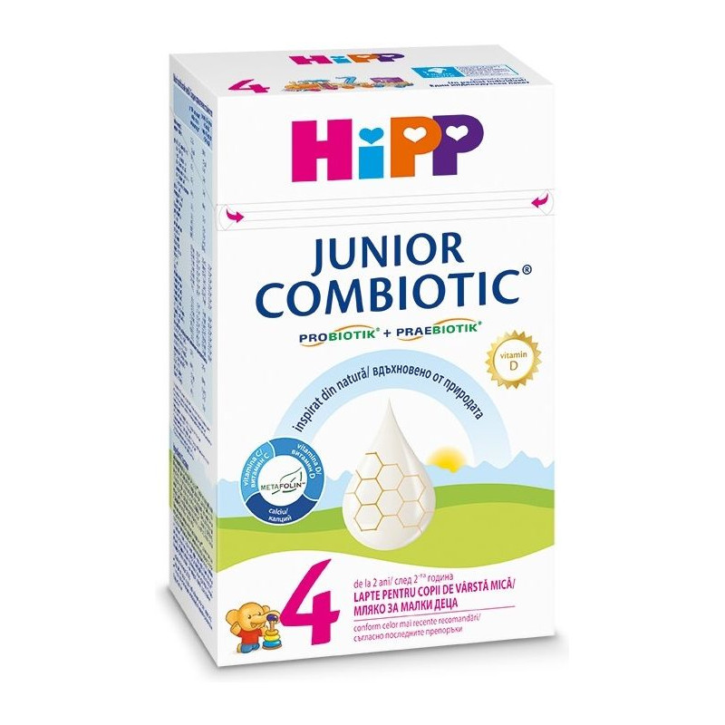 Преходно мляко за малки деца Junior Combiotic, 2+ години, кутия, 500 гр.  302599