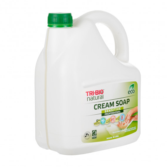 Натурален еко крем-сапун Cream, 2.84 л Tri-Bio 302985 3
