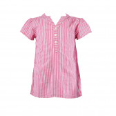 Памучна блуза в райе с къс ръкав за момиче s.Oliver 30299 