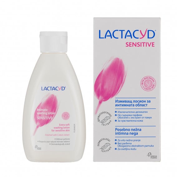 Интимен гел за чувствителна кожа Sensitive, 200 мл LACTACYD 302994 