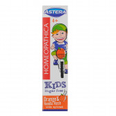 Паста за зъби Homeopathica Kids Портокал и ванилия 4+, пластмасова тубичка, 50 мл Astera 303036 3
