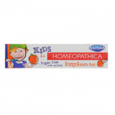 Паста за зъби Homeopathica Kids Портокал и ванилия 4+, пластмасова тубичка, 50 мл Astera 303038 5