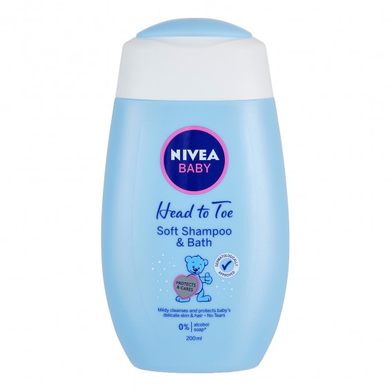 Бебешки Шампоан за коса и тяло Nivea Baby, предпазва кожата от изсушаване Nivea 303083 