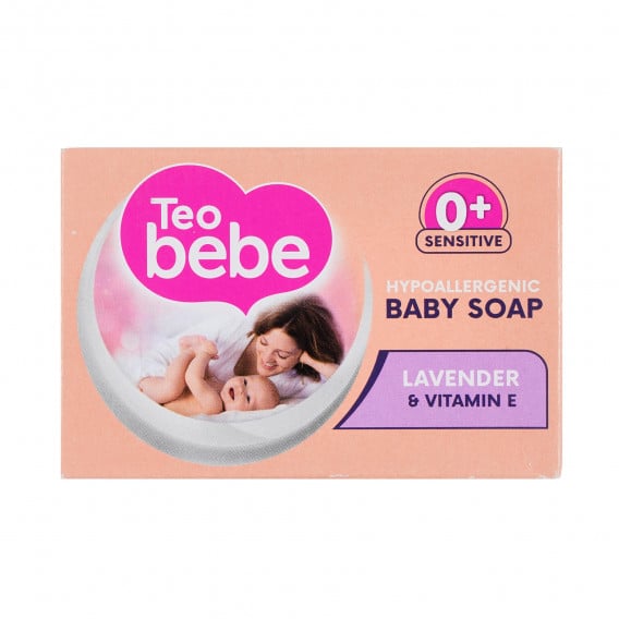 Lavender & Vitamin E крем сапун, кутия, 75 гр. Teo Bebe 303253 