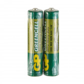 Батерии Extra Heavy Duty, AAA, R03, 2 бр. GP BATTERIES 303315 