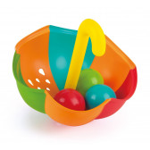 Играчка за баня - Разноцветен чадър с топки HAPE 303639 2