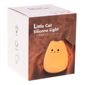 Силиконова лед нощна лампа за детска стая - Коте Ikonka 303799 10