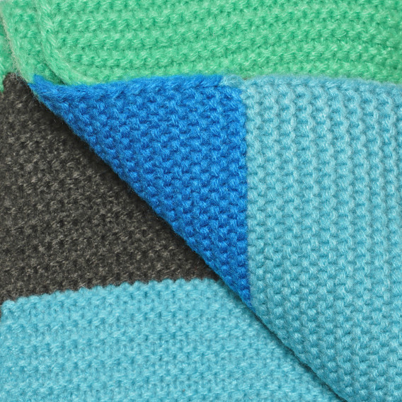 Плетен многоцветен шал на райе Cool club 304274 3