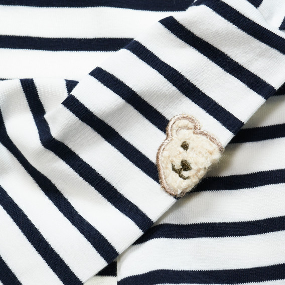 Памучна раирана блуза с апликация за бебе Steiff 30466 3