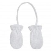Ръкавички за бебе от полар, светлосини Cool club 304868 6