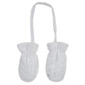 Ръкавички за бебе от полар, светлосини Cool club 304954 