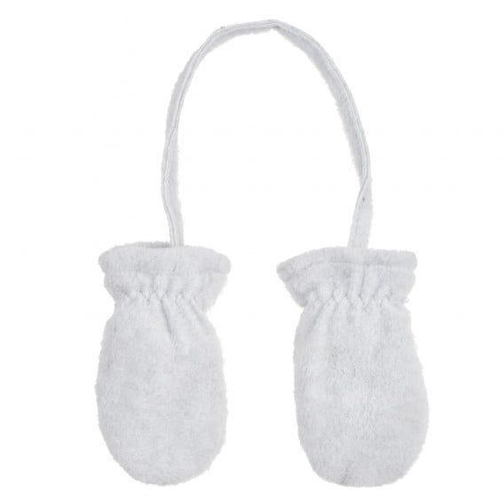 Ръкавички за бебе от полар, светлосини Cool club 304956 3