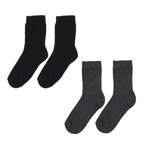 Комплект от два чифта чорапи, черно и сиво Cool club 305035 