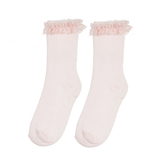 Комплект от три чифта чорапи с дантела, многоцветни Cool club 305156 4