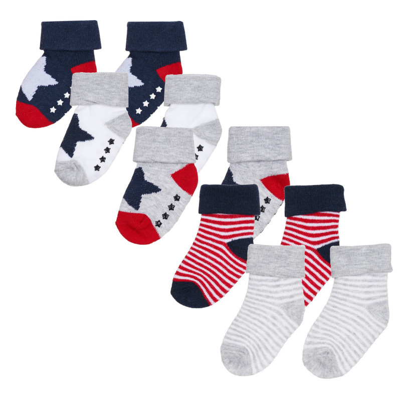 Комплект от три чифта чорапи, многоцветни  305192