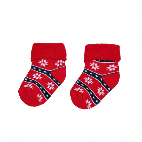 Комплект от три чифта чорапи с коледни мотиви за бебе Cool club 305228 4