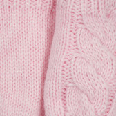 Ръкавици с един пръст и декоративна плетка, розови Cool club 305279 3