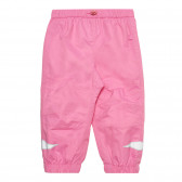 Панталон с водоотплъскващо покритие тип дъждобран, розов Cool club 305356 