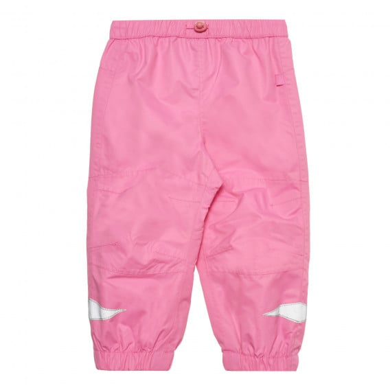 Панталон с водоотплъскващо покритие тип дъждобран, розов Cool club 305356 