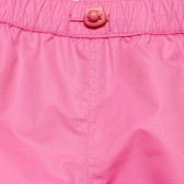 Панталон с водоотплъскващо покритие тип дъждобран, розов Cool club 305357 6