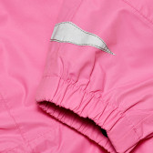 Панталон с водоотплъскващо покритие тип дъждобран, розов Cool club 305360 7